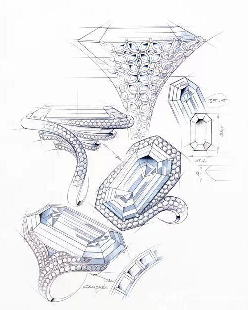 Jewelry Design Sketching