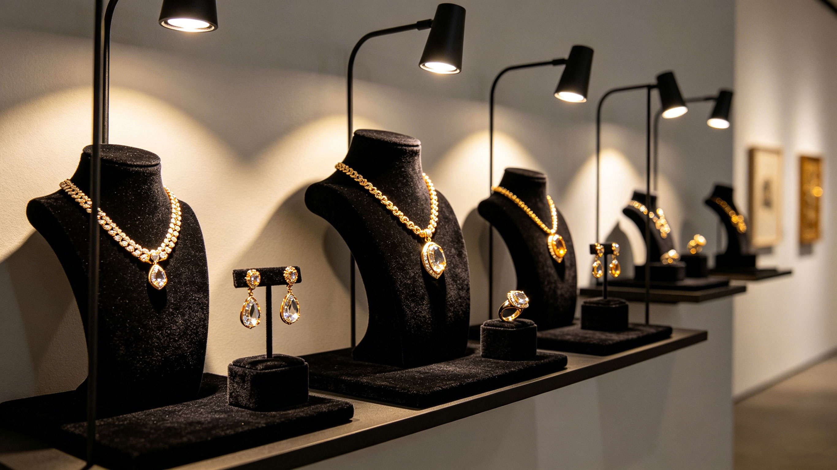 Finished Jewelry Gallery Display
